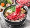 Shimomura Kihan 20cm Iron Sukiyaki Pot in Compatible with Induction and Direct Heat Evenly Cooks Yakiniku Perfect for Product 38296 [Made Japan] Heat,