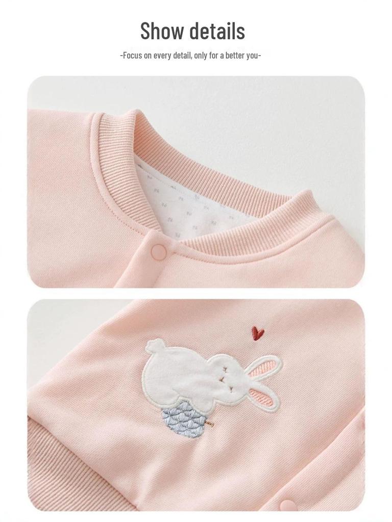 Baby Winter Cotton Cardigan - Unisex, Thin, Warm Inner Layer