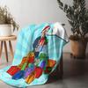 Christmas Throw Blanket Cozy Gift Wrapping Holiday Decor Festive Home Decor Room Decor Unique Gift Idea Personalized Gift Novelt