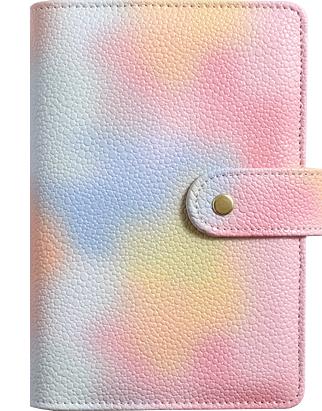 A7 Krokodyl Kolor 6 Ring Binder PU Clip-on Notebook Skórzany Luźne Kartki Okładka Notatniki Dziennik Artykuły piśmiennicze