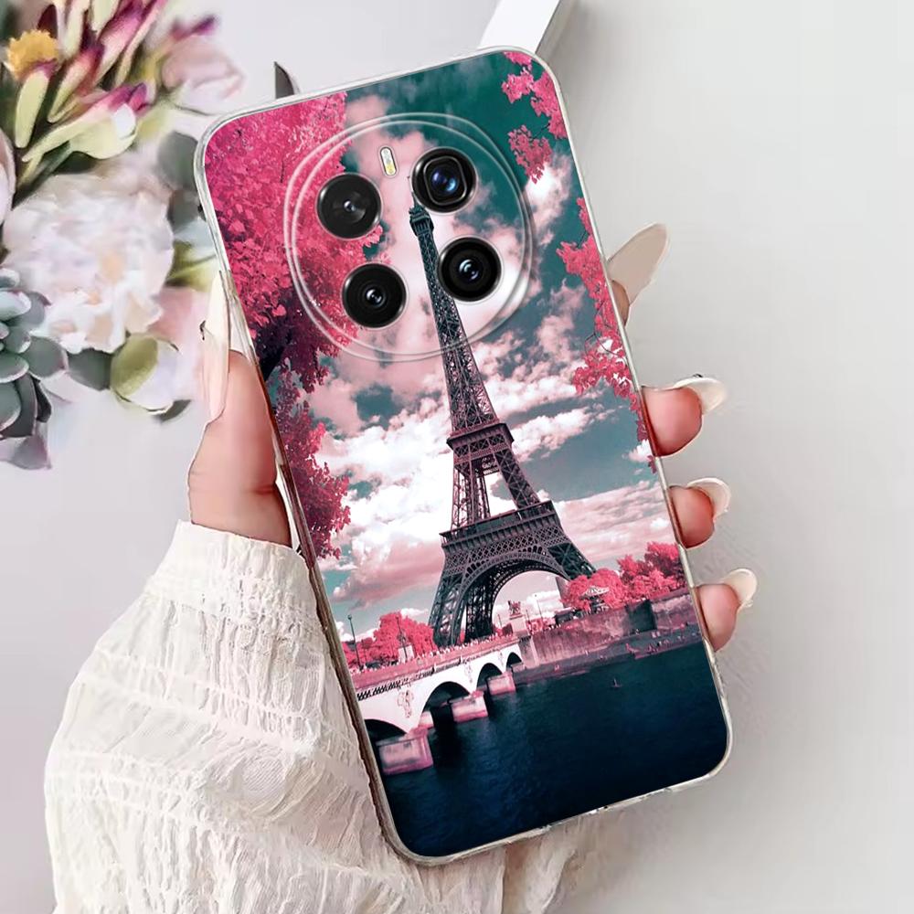 For Honor Magic 7 Pro Silicone Case Cute Pattern Soft Clear TPU Phone Cover For Huawei Honor Magic7 Pro Funda Transparent Bumper