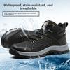 Waterproof Safety Shoes for Men Steel Toe Safety Boots Non Slip Safety Sneakers Anti Puncture Industrial Construction Work Boots