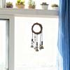 Wind Chime Door Bell Wall Hanging Bell With Wooden Beads 1pc
