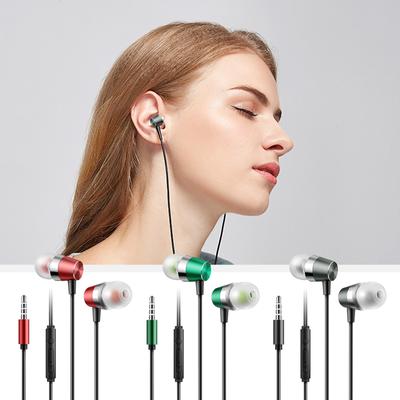 Corded Headphones In Ear 3.5mm Ear Sports Earbuds Earphones with Microphone for PC Computer Laptops Tablets Smartphones
