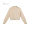 Heirmans Women's Half-High Collar Cashmere Sweater