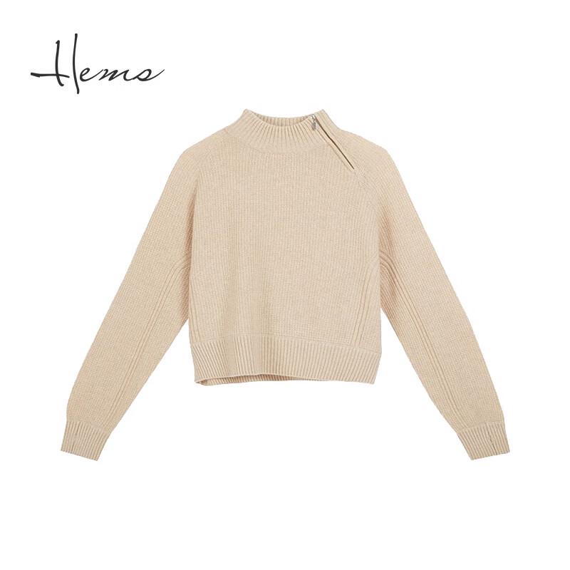 

Heirmans Women s Half-High Collar Cashmere Sweater XL