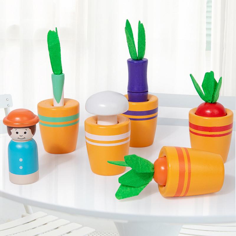 Planting Early Learning Cup Puzzle Toy For Kids Cognitive Recognition Color