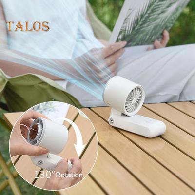 Tragbarer Hand-Turboventilator, bürstenloser Motor, Hochgeschwindigkeits-Luftstrom, leiser persönlicher wiederaufladbarer Kühlventilator