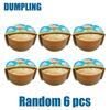 Dumpling Stress Balls Fidget Sensory Toy Simulation Food With Steamer Squeeze Dough Ball Stress Relief Hand Toy 1-5 Pcs