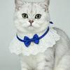 Cat and Dog Lace Bow Bib with Bell - Cute Pet Scarf Decoration