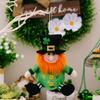 Patricks Day Ornament Leprechauns Doll Hangings Pendant for Festival Parties Tree Hangings Decorations Toy for Kids Boy Girl