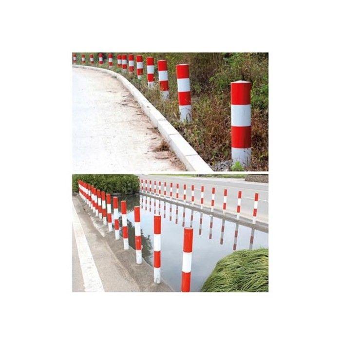 Ruban réfléchissant - PEREL - 5 cm x 10 m - Rouge/Blanc - Autoadhésif - Résistant aux intempéries