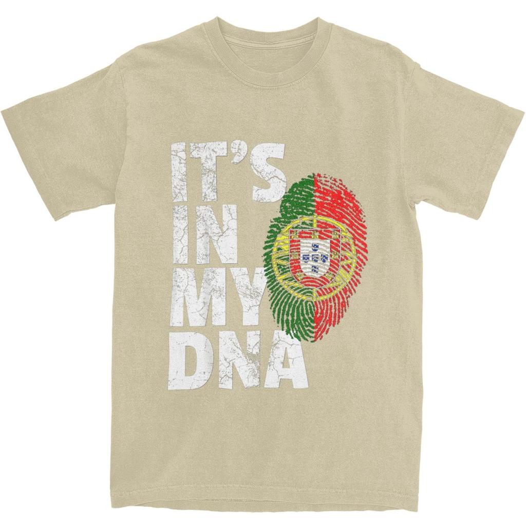 ES LIEGT IN MEINER DNA Portugiesische Portugal Flagge T-Shirt Sommer Lustige T-Shirts Baumwolle Harajuku T-Shirt Für Herren Kurzarm Kleidung