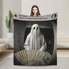 Stylish There is Motion at Your Front Door Neegy Funky Ehh Meme  Blankets Thin Coral Fleece Plush  Cozy Throw Blanket Machine