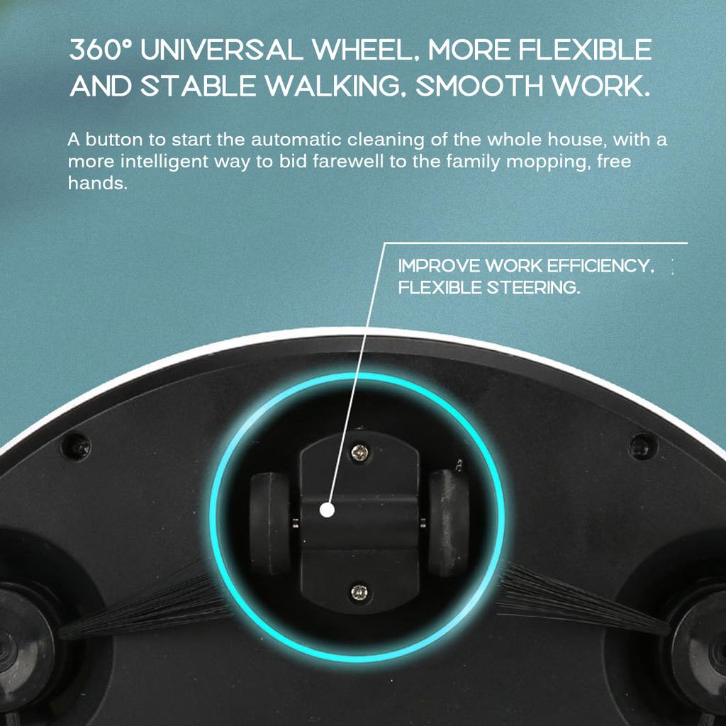 Robot inteligent de măturat 5-în-1 50W, pentru uz casnic, cu pulverizare, ultraviolete, încărcare, măturare, aspirare, spălare, mașină de curățat