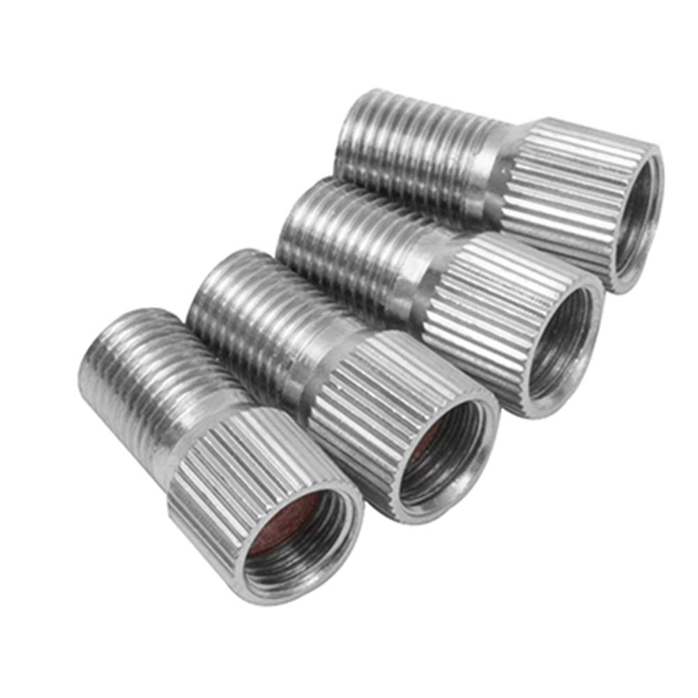 4pcs 19mm Screw-on Valve Cap Stem Extension Car Tyre Wheel Valve Stem Cap Extension Extender for Auto Car Truck Chrome