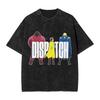 Mens TShirt Dispatch Game  Washed T Shirts Fashion  Summer Tees Streetwear Simple Casual Clothes Gift