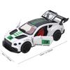 1/36 Scale Bentley GTR Toy Car Super Sport Vehicle Miniature Model Free Wheels Diecast Zinc Alloy Metal Collection Children Gift Car