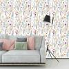 Floral Peel and Stick Wallpaper Multi Color Self-Adhesive Wall Paper Removable Wall Decor for Home Bedroom Walls Doors Stairs