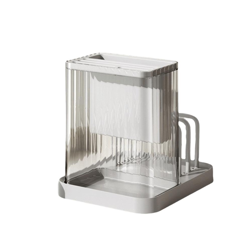 Durable MultiFunction Kitchen Storage Shelf Fast Drying Space Saving Chopsticks Rack Stable Kitchen Storage Rack Kitchen Use