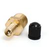 Universal Brass Tire Valve Stem 1/4 NPT 1/8 NPT M10*1 Car Motorcycle Tubeless Valve Core Thread Hardware Solid Copper Auto Parts Valve Stems 1