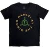 Panic! At The Disco Unisex Adult Triangle Circle T-Shirt