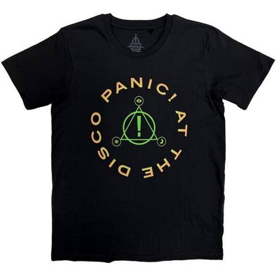 Panic! At The Disco Unisex Adult Triangle Circle T-Shirt