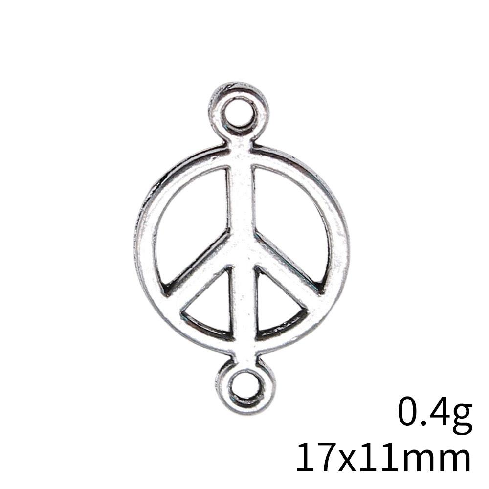 Valentinstag Großpackung Anhänger Friedenssymbol Anhänger Anhänger Rucksackanhänger Set