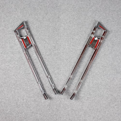 RUIQ Nissan New Serena C28 Series Exterior Chrome Plated Front Fog Lamp Garnish Bezel Cover Designed Specifically for Nissan Serena