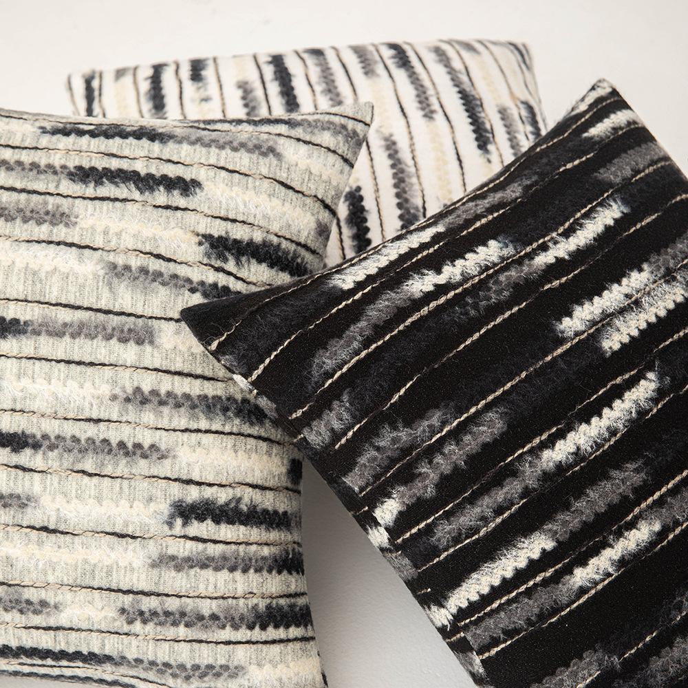 Nordisch Ins Kleiner Duftender Stil Kissenbezug Musterzimmer Gestrickte Wolle Kissen Büro Taille Gegen Schlafzimmer Nachttisch Rücken