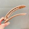 Solid Color Seamless Hair Clip for Women Korean Large BB Clip Simple Fashion Duckbill Clip Hairpin Girl Hair Accessories
