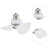 Ceiling Fan No Light E27 Base Versatile 3 Blade Small Creative Socket Screw in