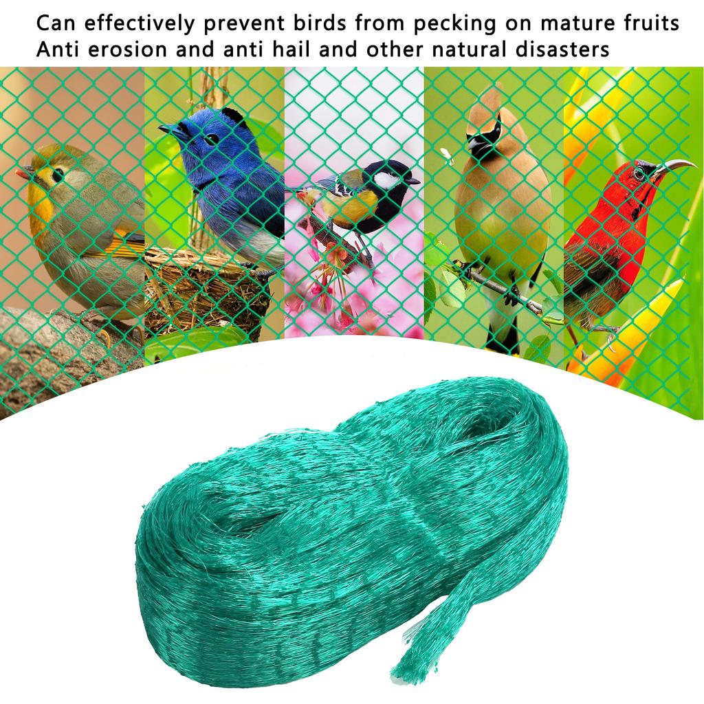 Bird Netting with 50PCS Cable Ties Nylon Garden Netting Anti Bird Mesh Plant Pest Netting for Vegetable Fruit