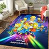 1Pc Simpsons Movie Springfield Strikes Back Rug Office Carpet Indoor Outdoor Doormat Nonslip Soft Living Room Christmas Halloween Gift D922745
