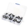 35 PCS Guide Ring Set Stainless Steel Ceramic Fishing Guide Rings Lure Rod Fishing Gear
