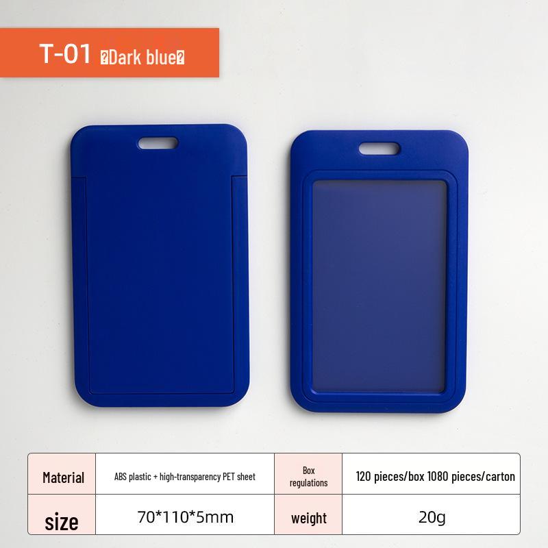 Student Campus ID and Access Card Holder for Bus, Meal, Room Cards - Hard Shell, Custom Printing Available.
