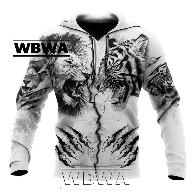 

Толстовка с капюшоном WBWA Tattoo and Dungeon Dragon 3D Print для мужчин и женщин в стиле Харадзюку, пуловер на молнии, повседневная куртка унисекс 3XL