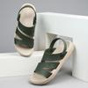 Summer men's sandals color matching driving sandals breathable deodorant cool slippers beach soft rubber fashion men's sandals
