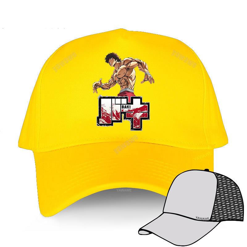 

Последние хлопковые летние бейсболки для мужчин Snapback Baki Hanma аниме манга хип-хоп шляпа Харадзюку женская роскошная кепка для гольфа для взрослых Adjustable