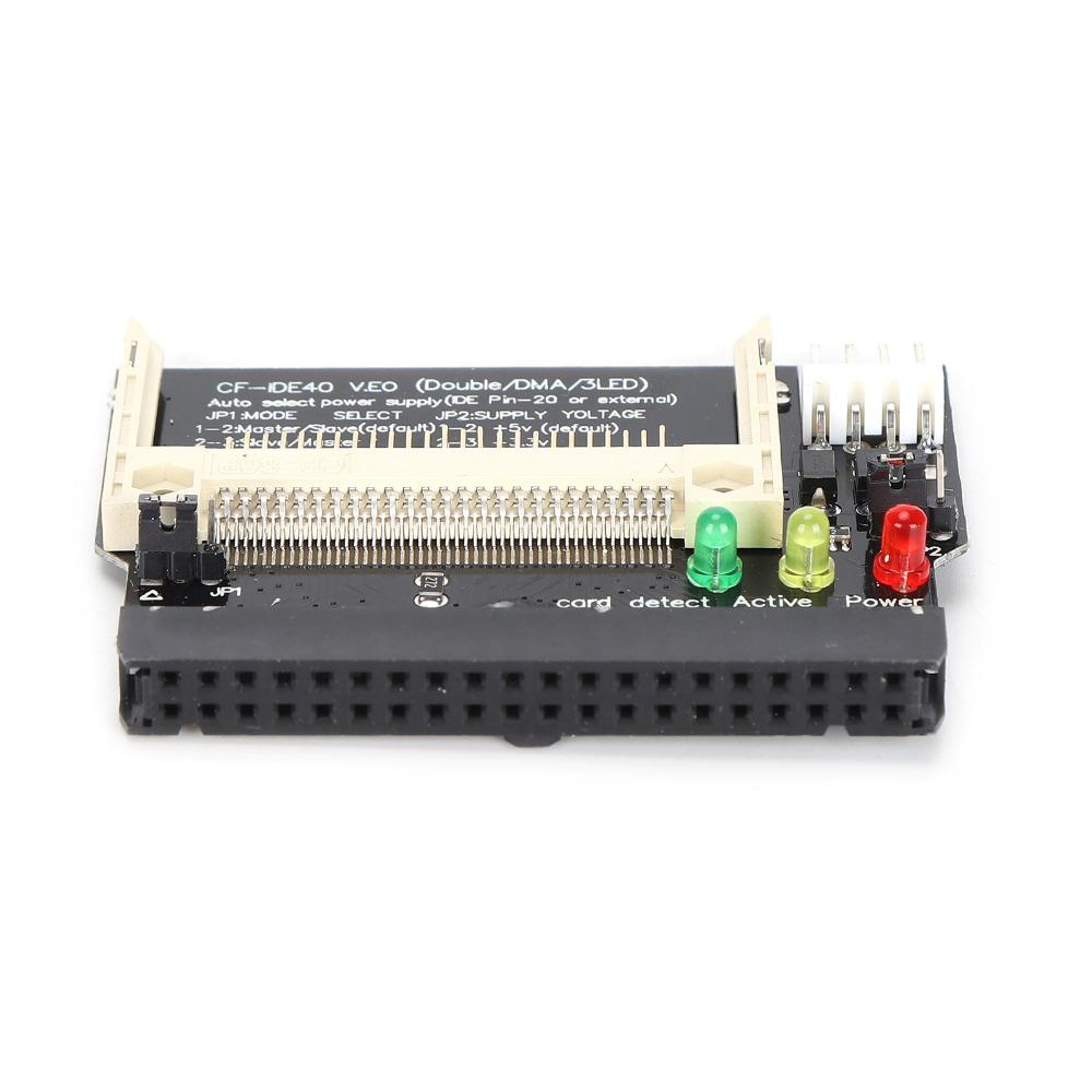 40pin Converter Module Black Hard Disk Drive Adapter Portable CF To IDE Adapter  Data Transfer