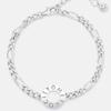 METROCITY JEWELRY M Basic Sterling Silver White Bracelet A241SB9275WPA