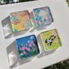 5pcs Round Refrigerator Sticker High Transparency Acrylic Photo Magnet  Home Decoration