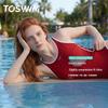 TOSWIM Women's One-Piece Sleeveless Training Swimsuit