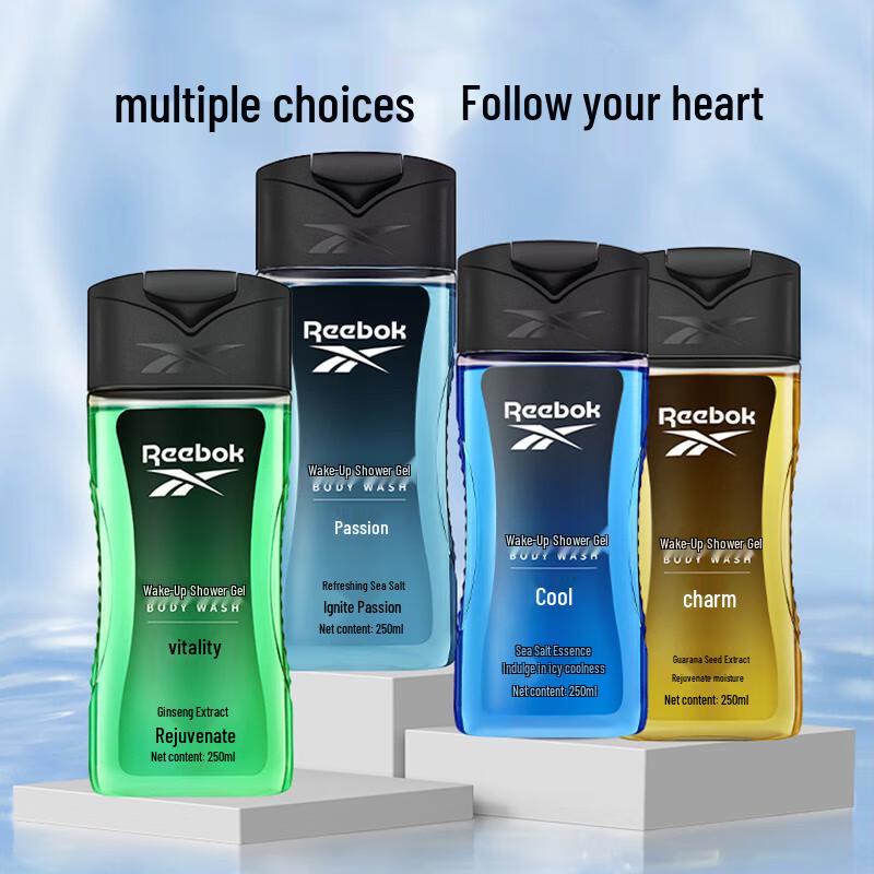 Reebok Icy Cool Refreshing Shower Gel 3-Pack
