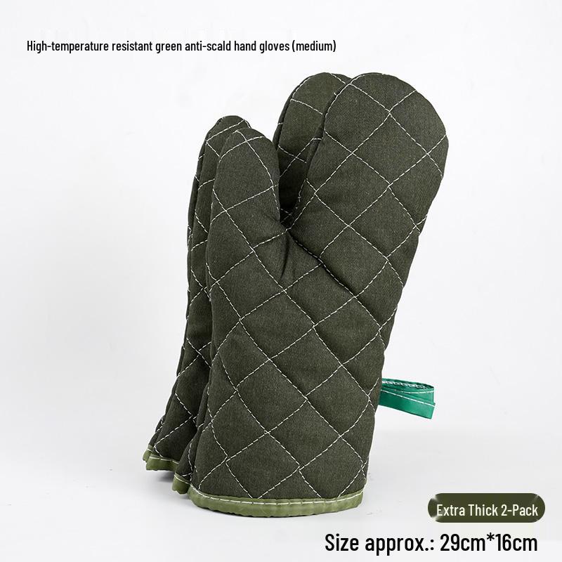 Hitzebeständige isolierte Baumwoll-Ofenhandschuhe zum Backen