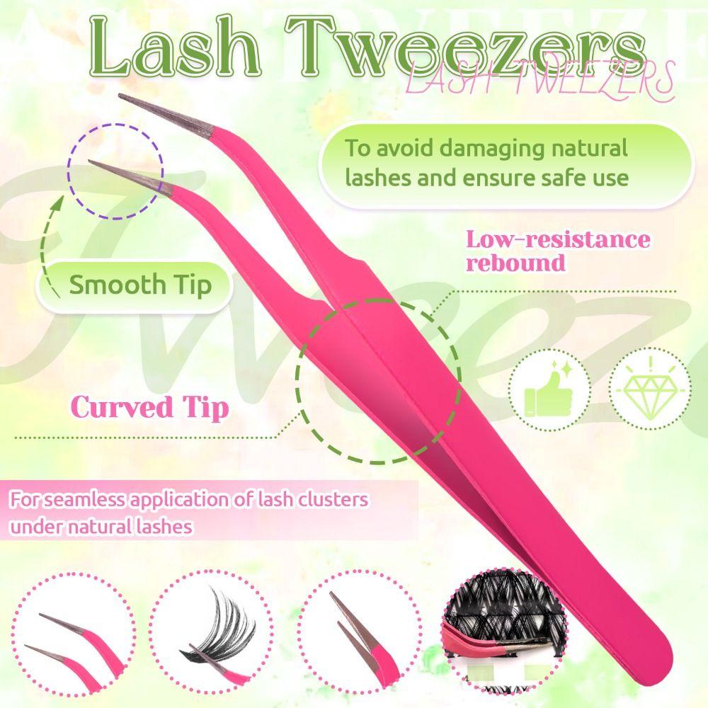 Natural Look 3D Faux Mink Lash 8-16mm Length DIY Lash Extension Kit Makeup Enhancement