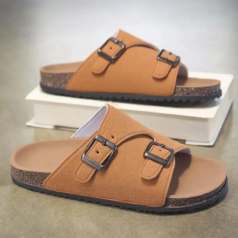 Fashion Male Slipper Beach Half Men's Shoe Mules Pvc Slides Cheap Shoes Liquidation Adult Clappers 2025 Trend Original Fun Elegant Y2k