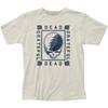 Grateful Dead Distressed Skull Mens T Shirt Music Classic Band Tee New Natural