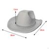 Glitter Cowboy Hat Cowgirl Sun for Nightclub Party Accessory Fancy Dress