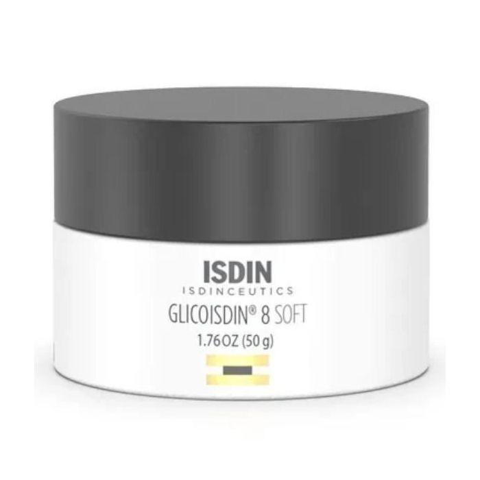 Crème pour le visage - Isdin - Glicoisdin 8 Soft - 50g - Tous types de peau - Texture crème